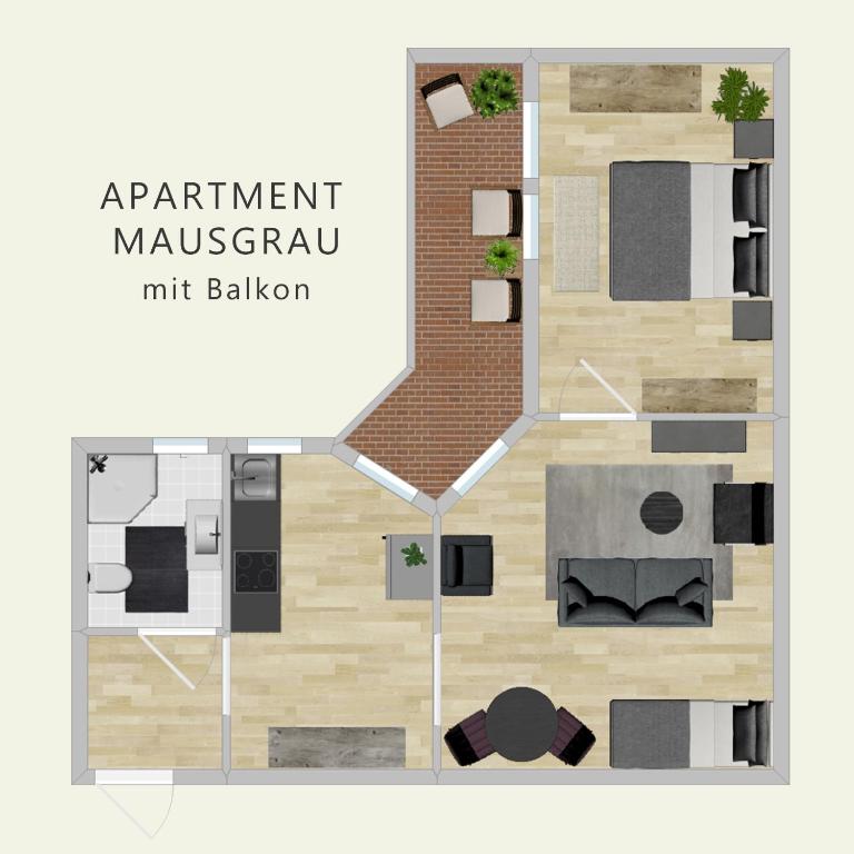 City Pension - Apartment Mit 1 Schlafzimmer