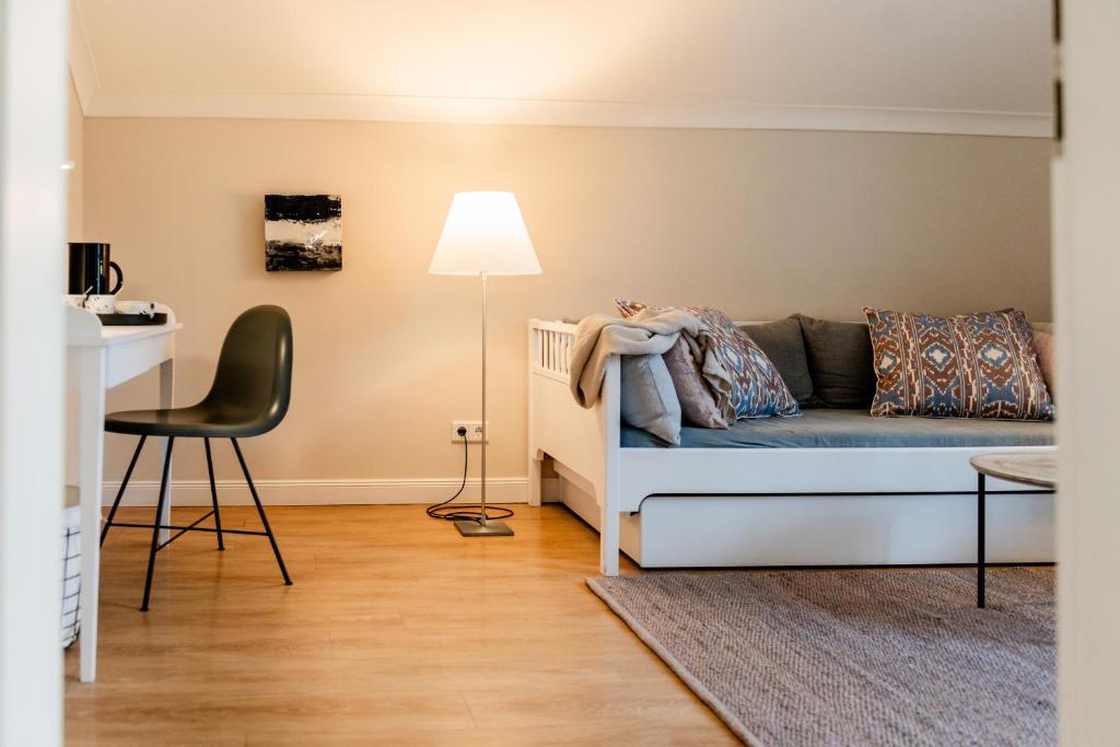 Posezení v ubytování Aarskogs Boutique Hotel
