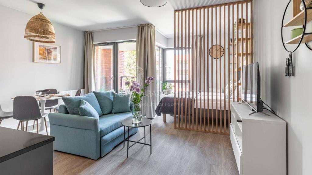 Khu vực ghế ngồi tại Scala City Center Apartments by Lion Apartments