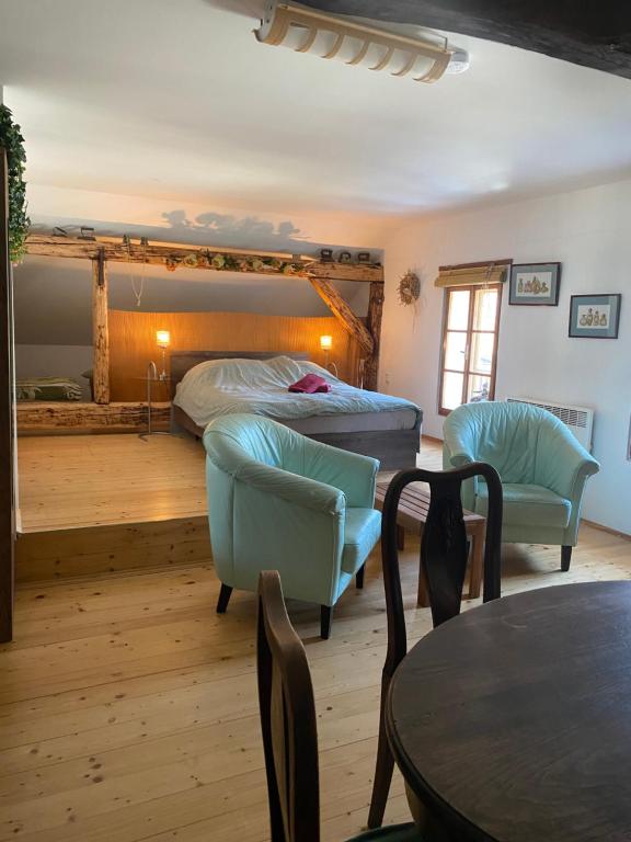 Posezení v ubytování Droom b&b Čermná