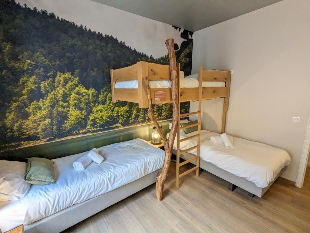 Appartement A Travers Champs avec Sauna et Parking – photo 19