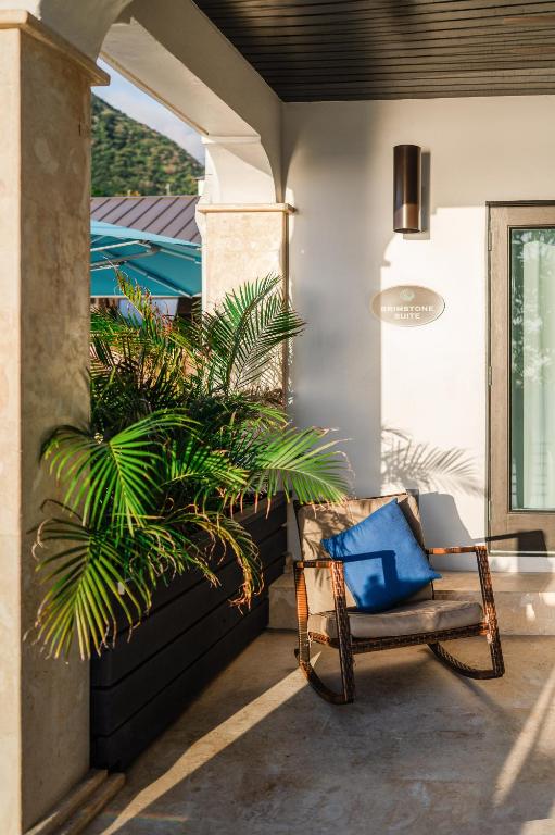 Patio nebo venkovní prostory v ubytování Sunset Reef St. Kitts