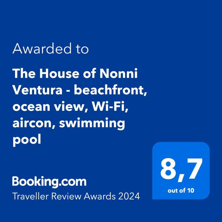 Fotografie z fotogalerie ubytování The House of Nonni Ventura - beachfront, ocean view, Wi-Fi, aircon, swimming pool v destinaci Morro del Jable