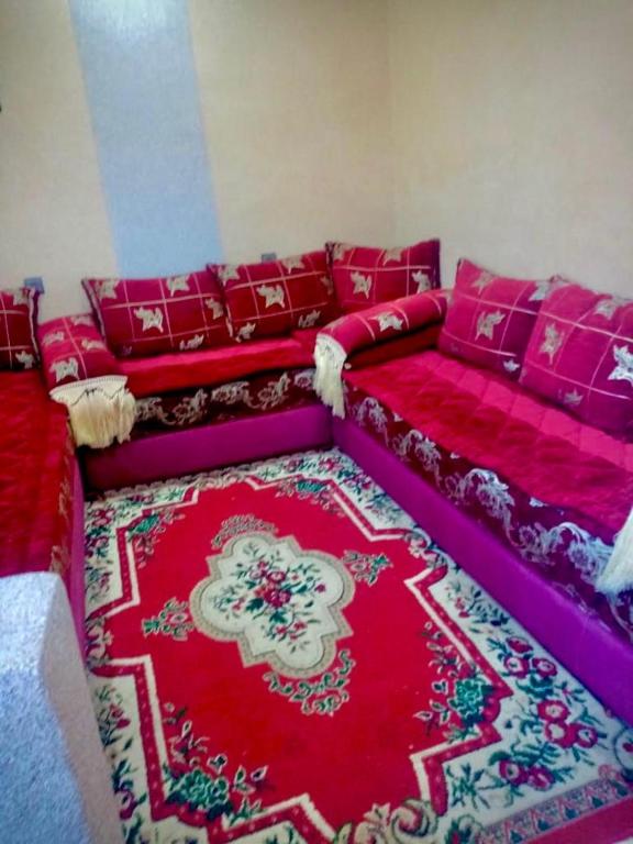 Postel nebo postele na pokoji v ubytování armed family lodge