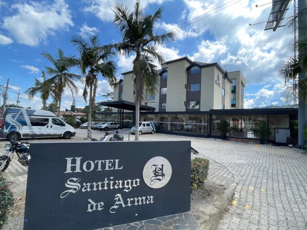 Certifikát, hodnocení, plakát nebo jiný dokument vystavený v ubytování Hotel Santiago de Arma