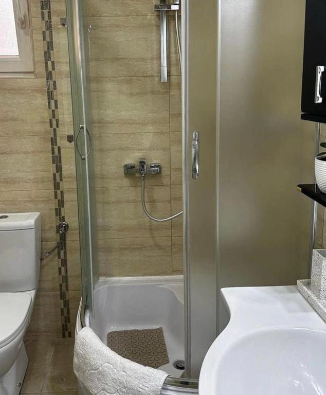 Koupelna v ubytování L&D apartman