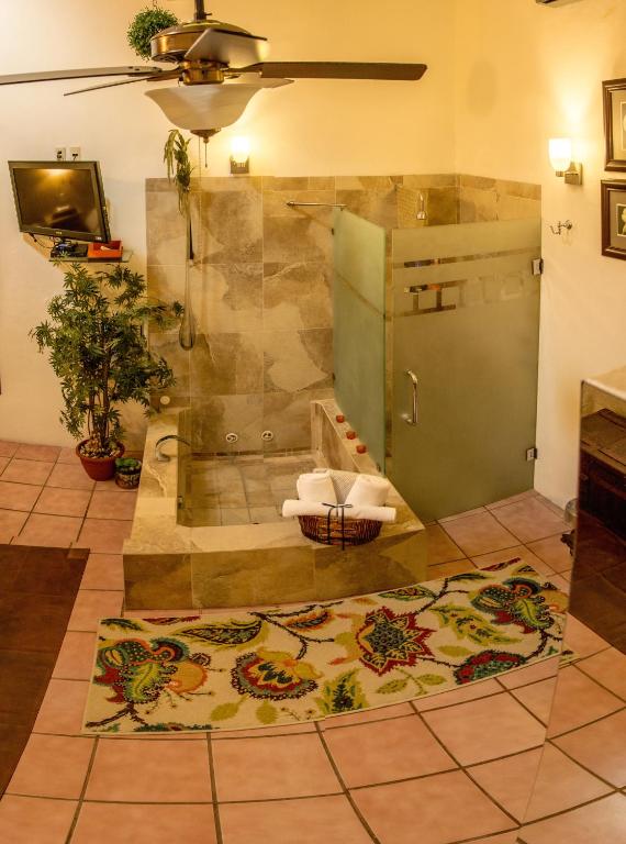 Koupelna v ubytování La Casona de Tete