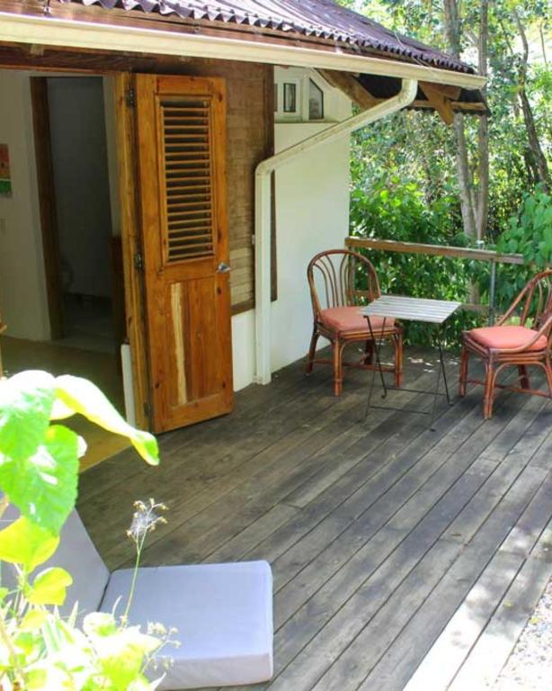 Jardín al aire libre en Clave Verde Ecolodge