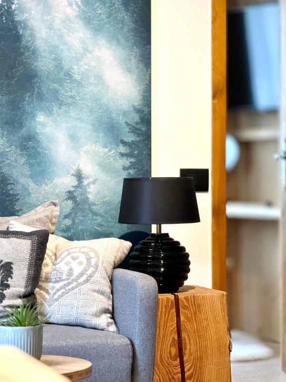 Posezení v ubytování Si Mezzana Home
