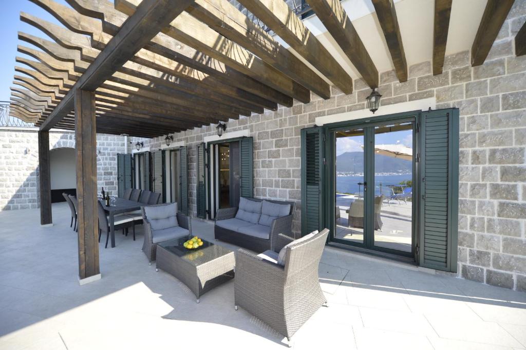 Posezení v ubytování Villa Vista Azzurra