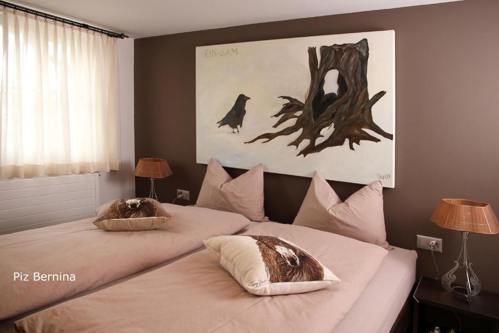 Postel nebo postele na pokoji v ubytování B&B Caffètino-Vino