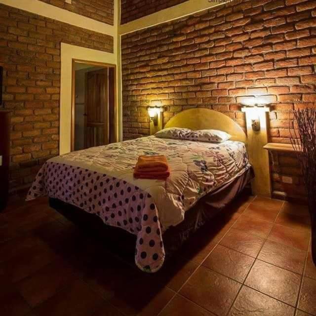 Postel nebo postele na pokoji v ubytování Eventos y villas Terra Bella
