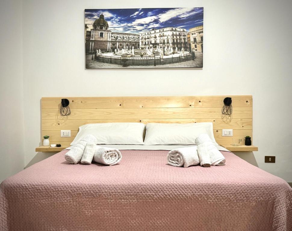 A bed or beds in a room at Marilù