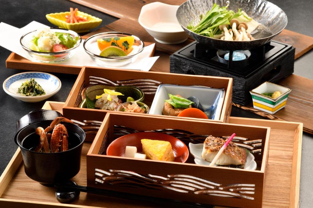 Matur á eða í nágrenni ryokan-hótelanna