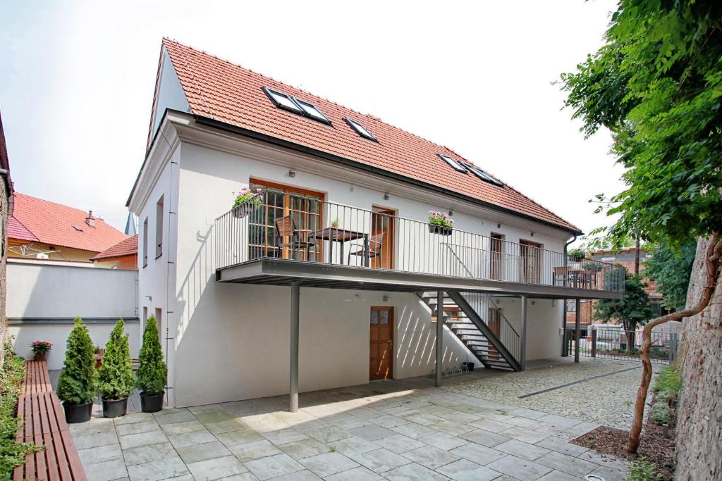 Budova, kde se bed and breakfast nachází