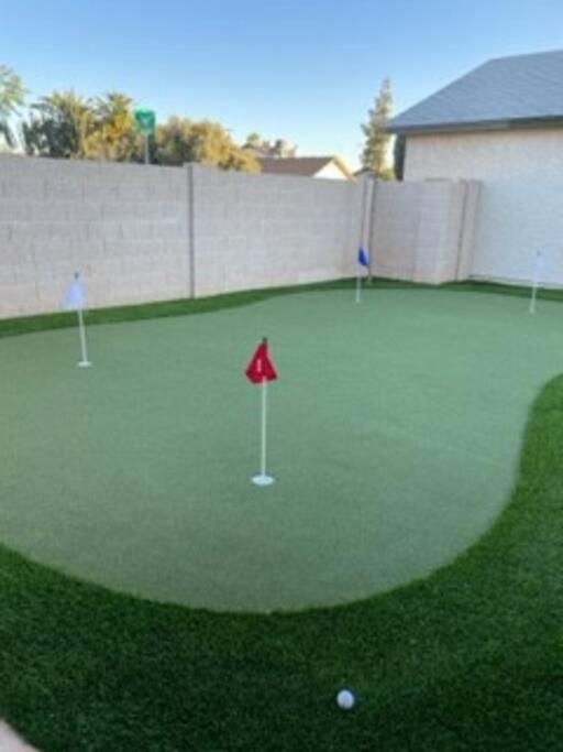 Golf v prázdninového domu nebo okolí