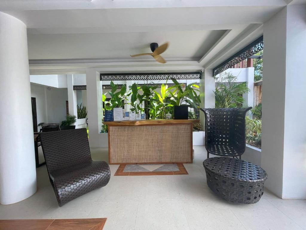 Posezení v ubytování Azul de Panglao Hotel