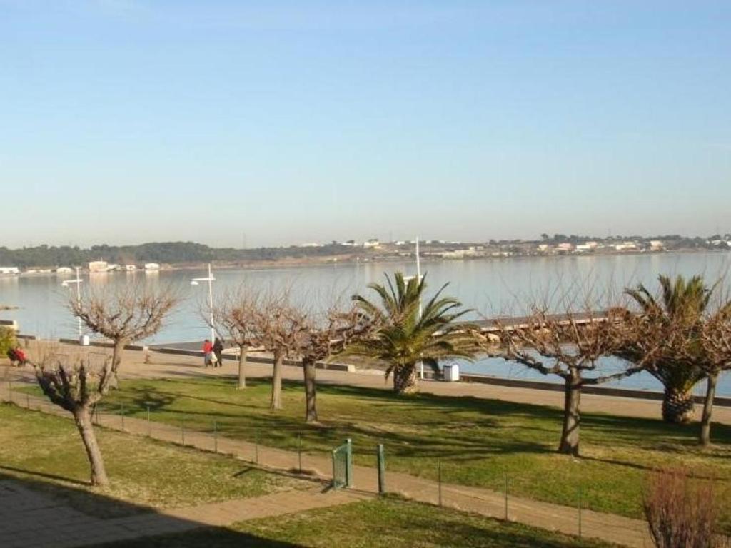 - une vue sur une étendue d'eau arborée dans l'établissement F1 cosy avec loggia et 4 couchages à Balaruc-les-Bains, animaux admis - FR-1-680-40, à Balaruc-les-Bains