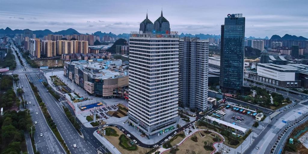 Hanting Hotel Guilin Municipal Administration tesisinin kuş bakışı görünümü