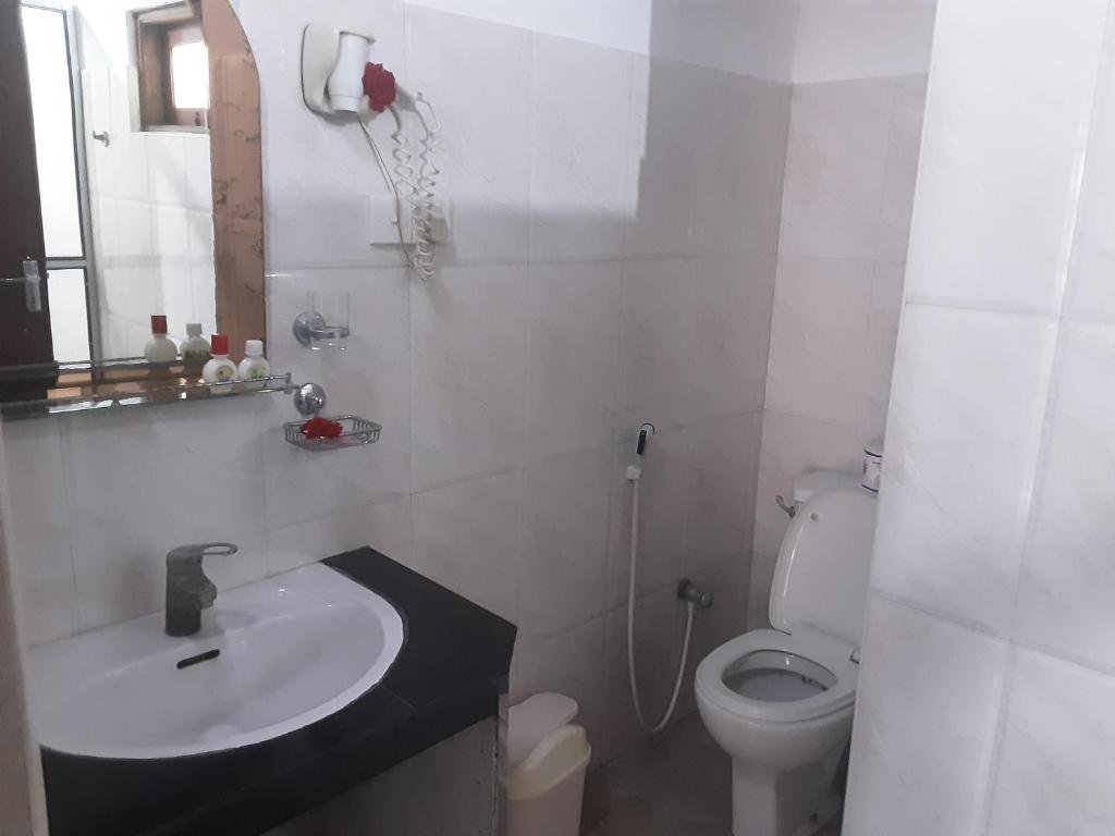 Koupelna v ubytování Pahalage Guesthouse