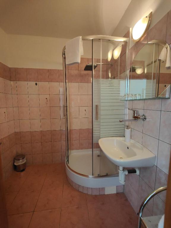 Vannituba majutusasutuses Hotel P7