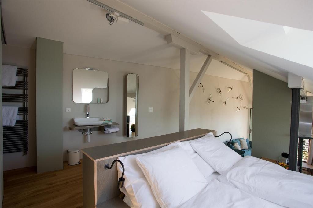 Postel nebo postele na pokoji v ubytování Appartment Belle5