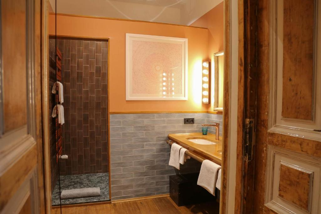 Koupelna v ubytování Brody House - boutique hotel