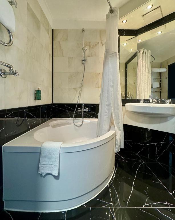 Koupelna v ubytování Lindgart Hotel Minden