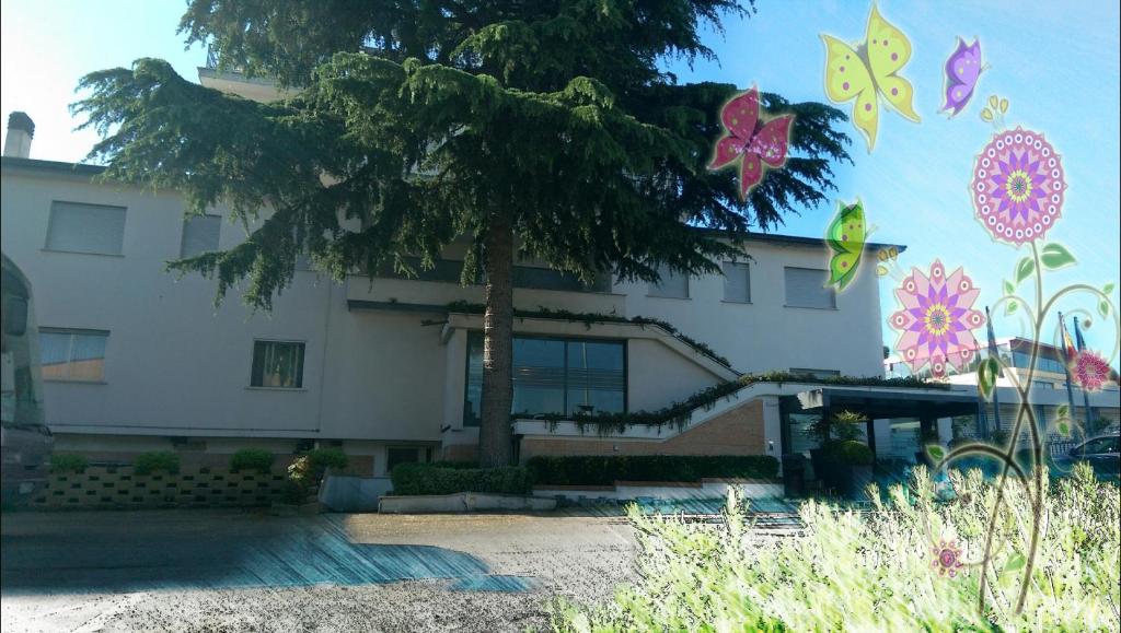 Zahrada ubytování Hotel Meeting