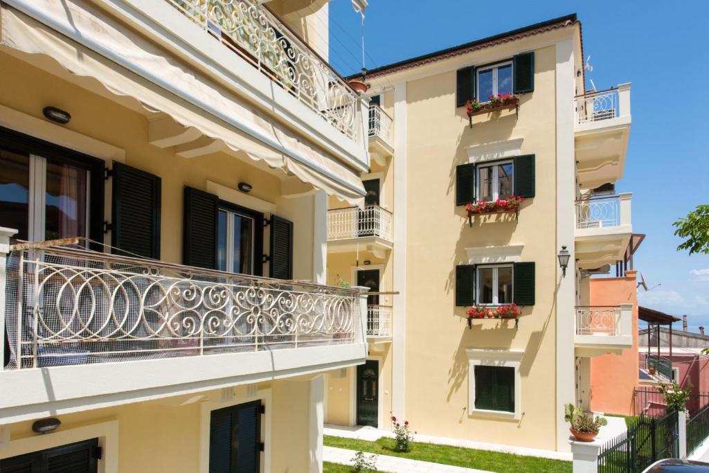 Balkón nebo terasa v ubytování Filoxenia Kirki Apartments