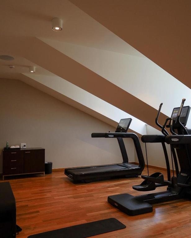 Fitness centrum a/nebo fitness zařízení v ubytování Tiffi Old Town Hotel