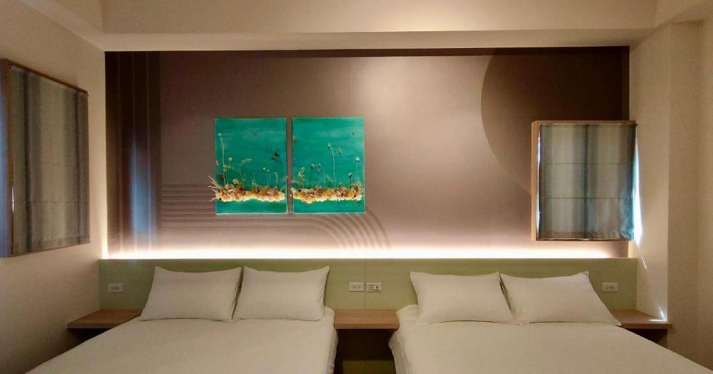 Postel nebo postele na pokoji v ubytování Mi Hai B&B