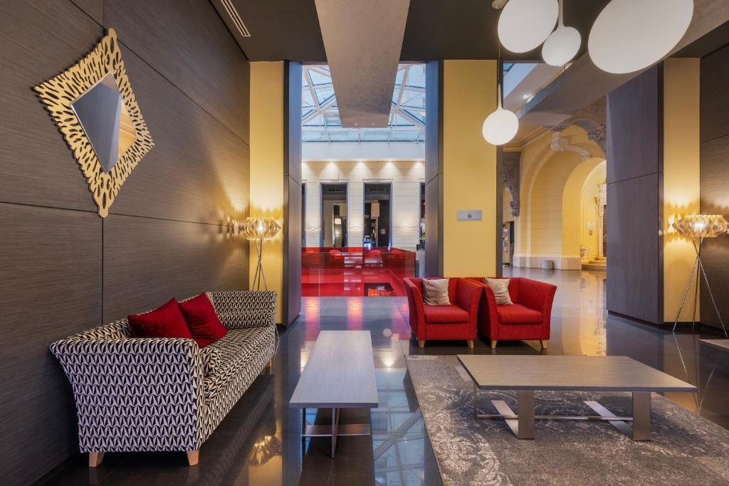 Posezení v ubytování Eurostars Palazzo Zichy