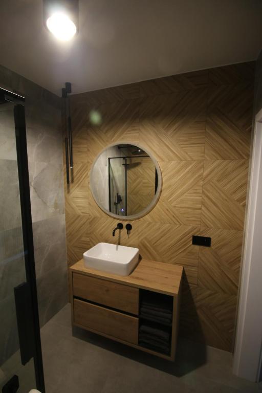 Koupelna v ubytování Apartament ARS Platinium Wisła-Spokojna