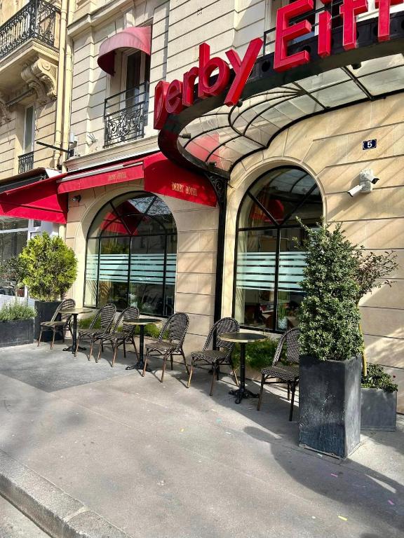 Hôtel Derby Eiffel - Resim 19