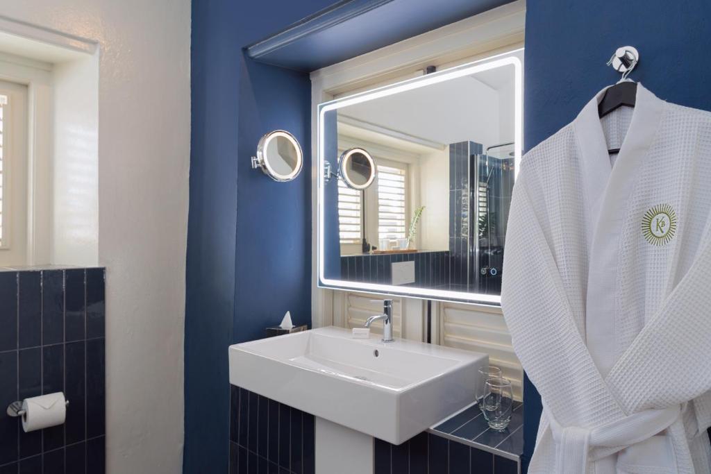 Koupelna v ubytování Kura Botanica Hotel