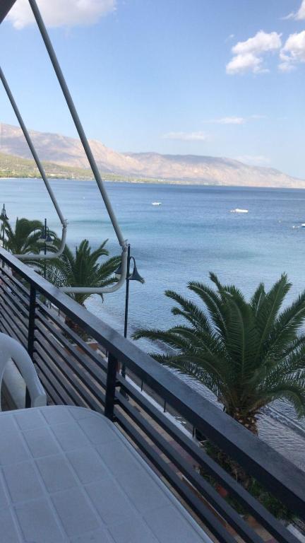 a view of the ocean from a cruise ship at Nassem in Agioi Theodoroi