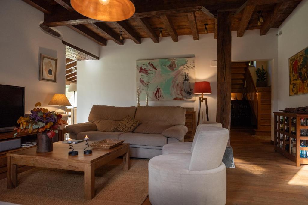 A seating area at Olagaraia - Adults Only