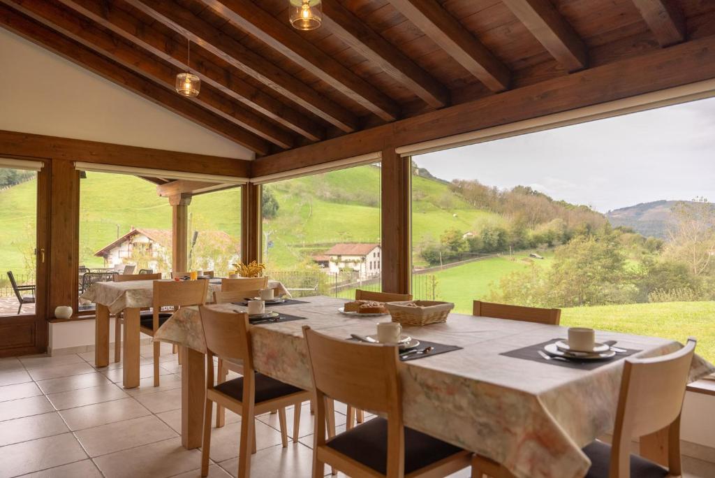 A general mountain view or a mountain view taken from the country house