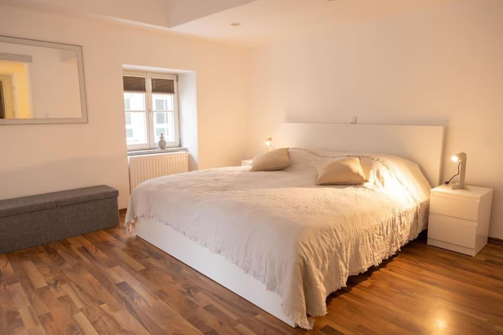 Postel nebo postele na pokoji v ubytování Apartment Altstadt Passau