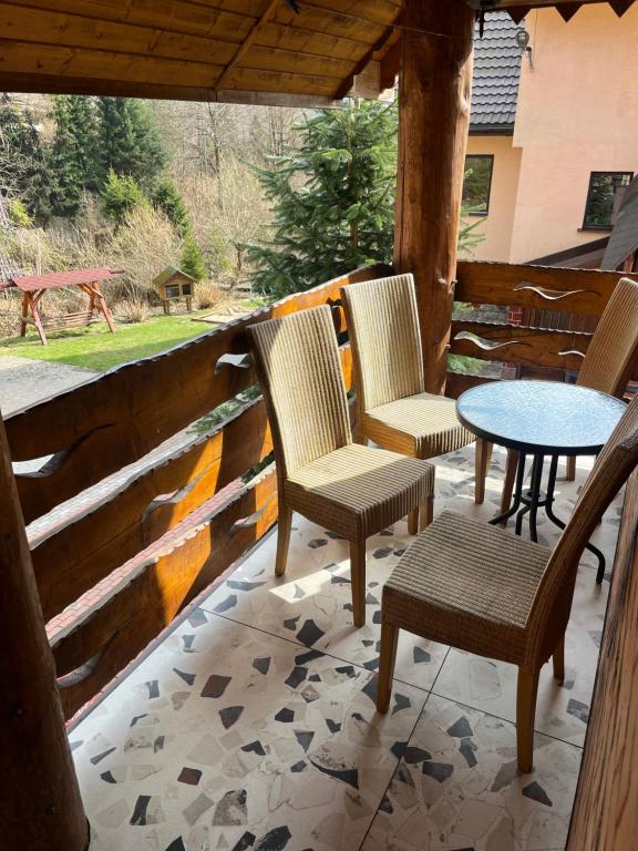 Posezení v ubytování Apartamenty Kadłubek