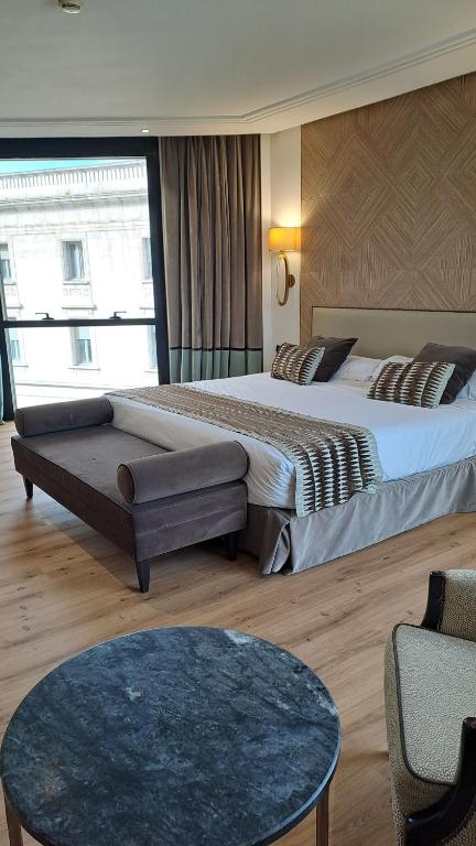 Postel nebo postele na pokoji v ubytování Hotel Bahía