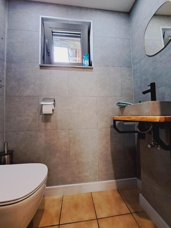Koupelna v ubytování Gîte A Brouca