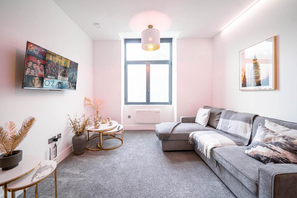 Posezení v ubytování Hayy ApartHotels Stanley Mills