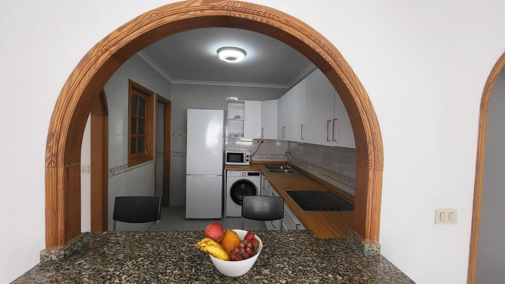 A kitchen or kitchenette at Next to the beach 5 beds - Wifi by CanariasGetaway