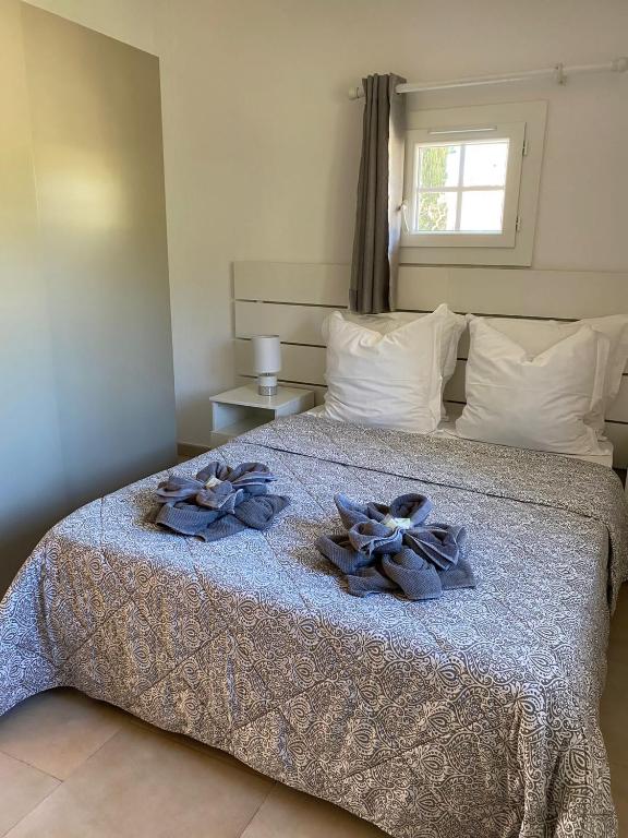 Postel nebo postele na pokoji v ubytování Le Refuge