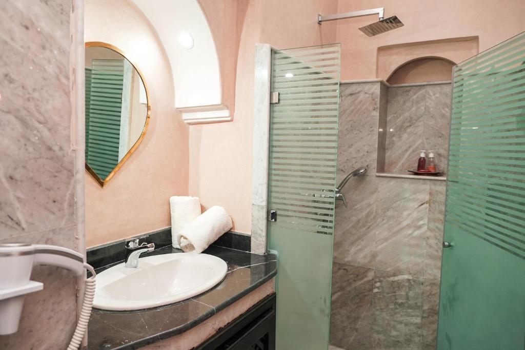 Koupelna v ubytování Riad Roummana Marrakech