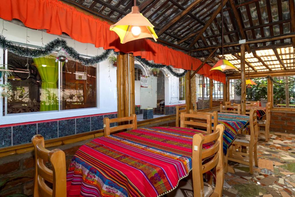 Restaurace v ubytování Santa Cruz Backpackers Hostal