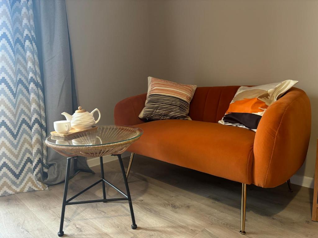 Posezení v ubytování RestArt Boutique Hotel