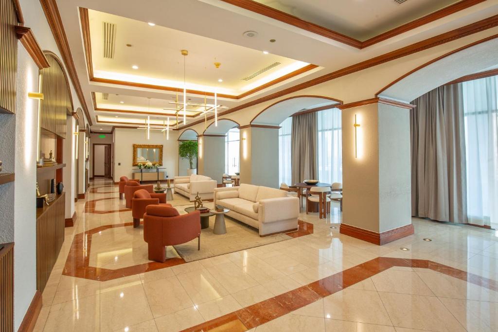 Posezení v ubytování JW Marriott Quito